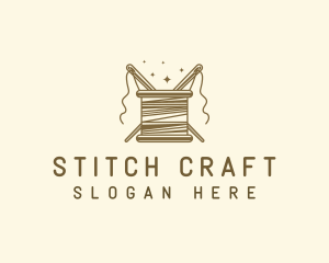 Sewing Needle  Yarn logo