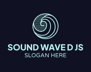 Water Wave Icon logo design