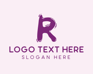Letter - Liquid Soda Letter R logo design
