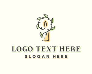 Scented Candle Vines logo design