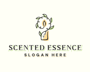 Scented Candle Vines logo design