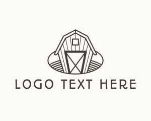 Crop Field Barn logo design