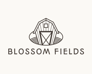 Crop Field Barn logo design