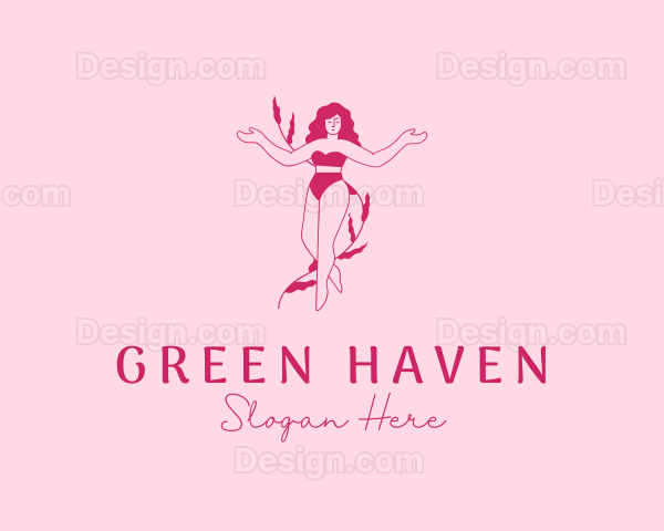 Sexy Woman Bikini Logo