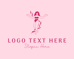 Sexy Woman Bikini logo design