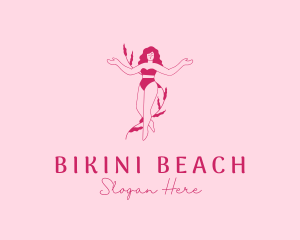 Sexy Woman Bikini logo design