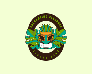 Hawaiian Resort Tiki Logo