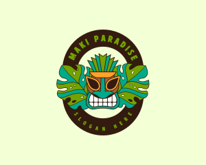 Hawaiian Resort Tiki Logo