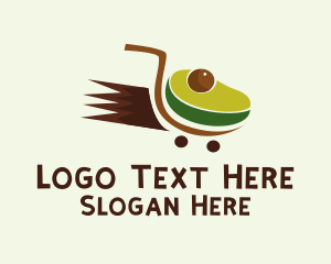 Avocado Grocery Cart Logo