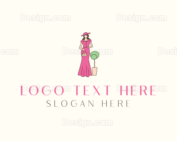 Couture Fashion Girl Logo