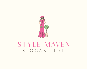 Couture Fashion Girl logo design