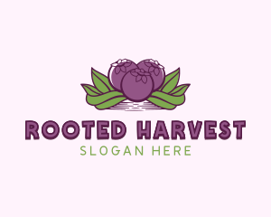 Mangosteen Organic Produce logo design