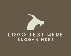 Goat Ranch Animal  logo design