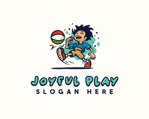 Kid Play Ball logo design