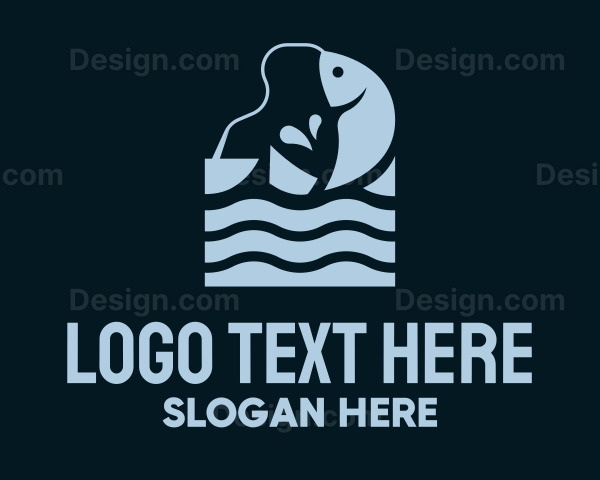 Seafood Fishing Ocean Logo