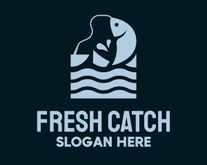 Seafood Fishing Ocean logo
