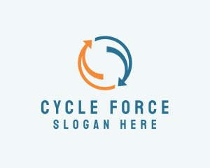 Air Cycle Exchange Arrow  logo design