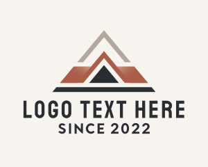 Real Estate House Roofing  logo design