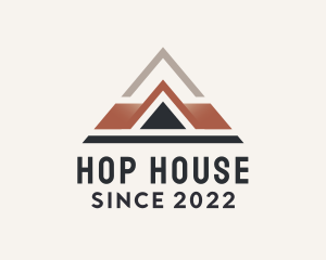 Real Estate House Roofing  logo design