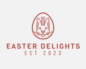 Happy Easter Bunny logo