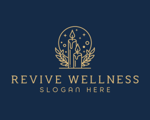 Wellness Candle Wax logo design