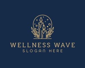 Wellness Candle Wax logo design