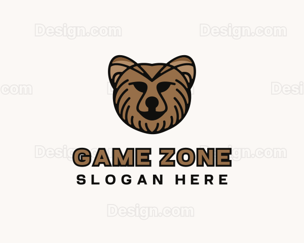 Grizzly Bear Animal Logo