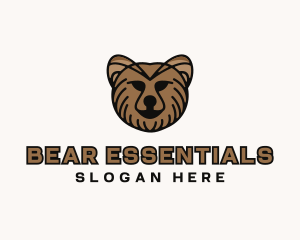 Grizzly Bear Animal logo