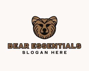 Grizzly Bear Animal logo design