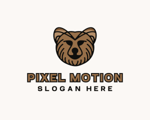 Grizzly Bear Animal logo design