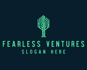 Tree Circuit Tech Venture logo design