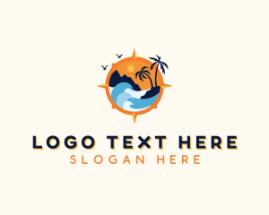 Tourist Travel Getaway logo design