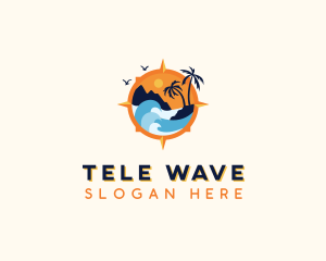 Tourist Travel Getaway logo design