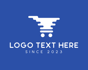 Shopping Cart Grocery logo design