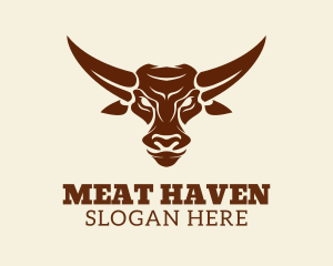 Bull Meat Livestock logo design