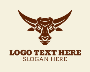 Meat - Bull Meat Livestock logo design