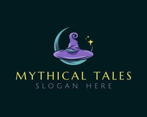 Mythical Wizard Hat logo design