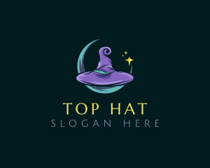 Mythical Wizard Hat logo design