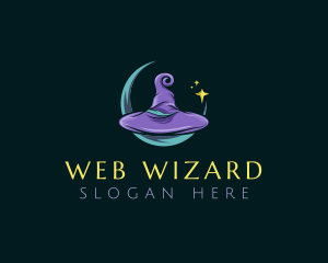 Mythical Wizard Hat logo design