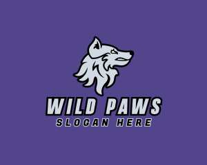 Mad Wolf Animal logo