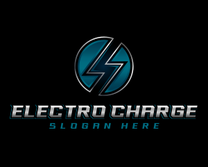 Electric Thunderbolt Lightning logo design