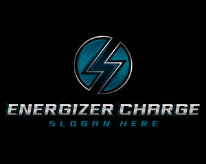 Electric Thunderbolt Lightning logo design