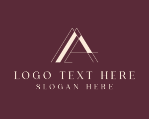 Deluxe Brand Letter A  logo design