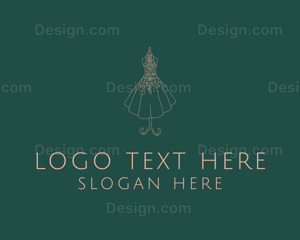 Decorative Dress Tailoring Logo