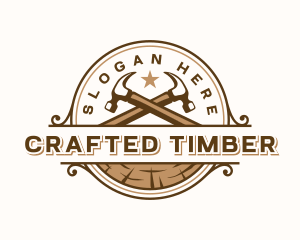 Hammer Lumber Carpentry logo design