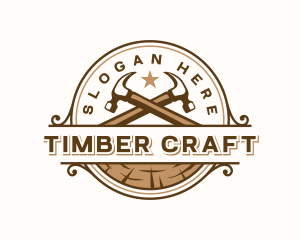 Hammer Lumber Carpentry logo design