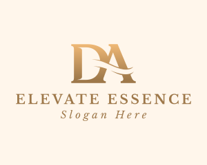 Elegant Letter DA Monogram logo