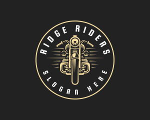 Motorbike Rider Racing logo design