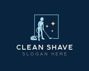 Housekeeper Vacuum Cleaning logo design