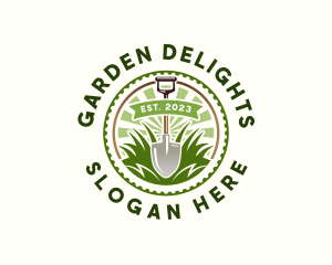 Gardening Yard Shovel  logo design